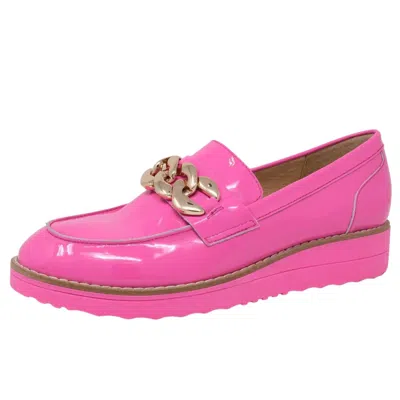 Django & Juliette Women's Ozama Loafers In Hot Pink