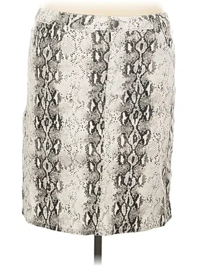 Pre-owned D.jeans Formal Skirt In Silver