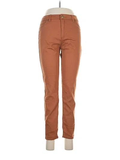 Pre-owned D.jeans Jeggings In Brown