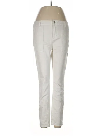Pre-owned D.jeans Jeggings In Ivory