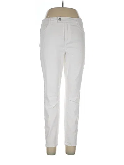 Pre-owned D.jeans Jeggings In Ivory