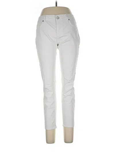 Pre-owned D.jeans Jeggings In Ivory