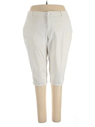Pre-owned D.jeans Jeggings In Ivory