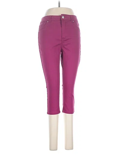 Pre-owned D.jeans Jeggings In Purple