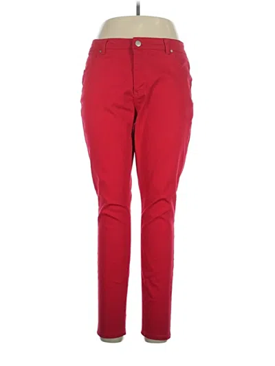 Pre-owned D.jeans Jeggings In Red
