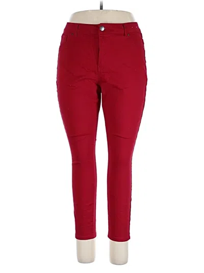 Pre-owned D.jeans Jeggings In Red