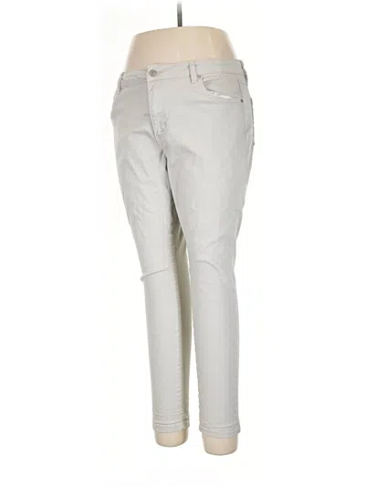 Pre-owned D.jeans Khakis In Silver