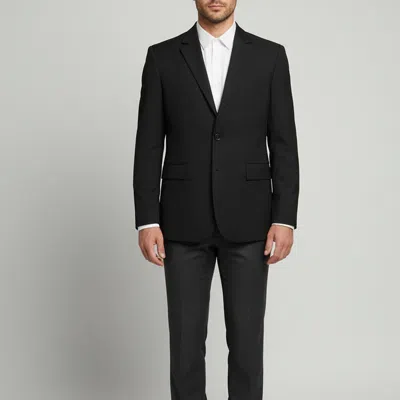 Pre-owned Djerf Avenue Black Wool Blend Oversized Single Breasted Blazer M