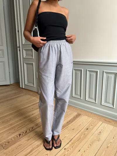 Djerf Avenue Breezy Pants Grey In Gray