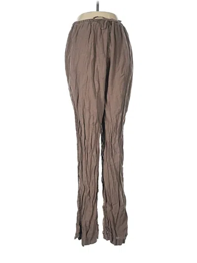 Pre-owned Djerf Avenue Casual Pants In Brown