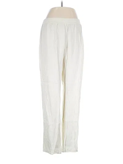 Pre-owned Djerf Avenue Casual Pants In Ivory