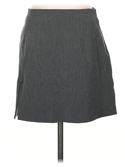 Pre-owned Djerf Avenue Casual Skirt In Gray