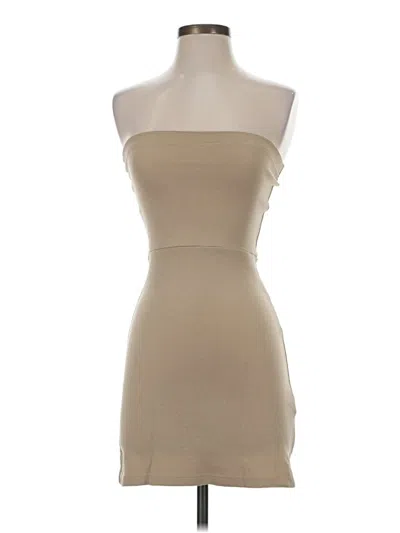 Pre-owned Djerf Avenue Cocktail Dress In Tan