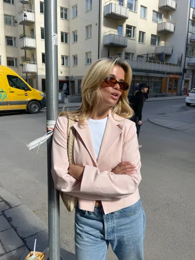 Djerf Avenue Day-to-day Blazer Blush In Pink