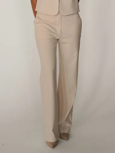 Djerf Avenue Day-to-day Pants Cream In Neutral