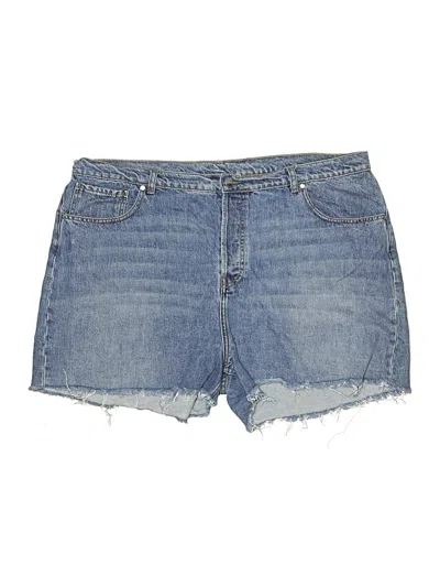Pre-owned Djerf Avenue Denim Shorts In Blue