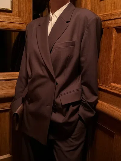 Djerf Avenue Essential Blazer Brown
