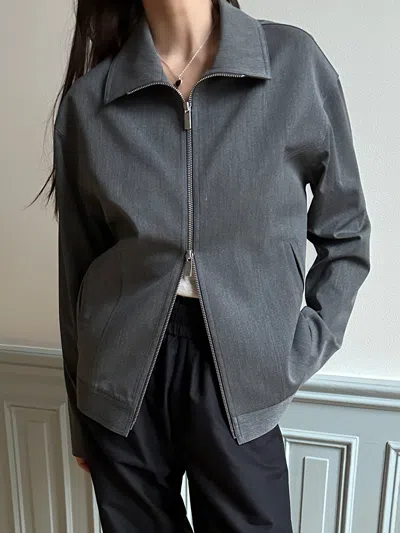 Djerf Avenue First Choice Jacket Grey In Gray