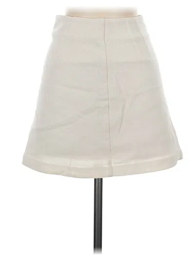 Pre-owned Djerf Avenue Formal Skirt In Ivory