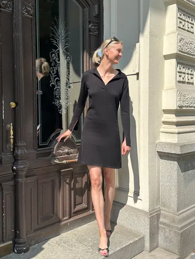 Djerf Avenue Getaway Dress Black - Tall