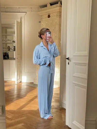 Djerf Avenue Go Slow Pants Blue