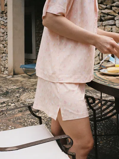 Djerf Avenue Go Slow Shorts Summer Treat In Neutral