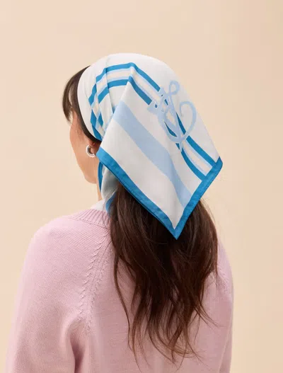 Djerf Avenue Little Scarf In Blue