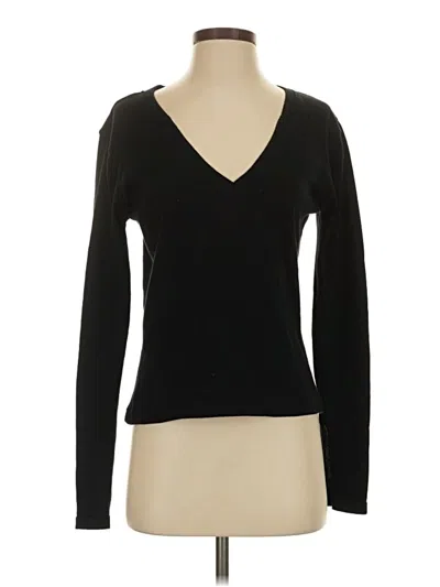 Pre-owned Djerf Avenue Pullover Sweater In Black