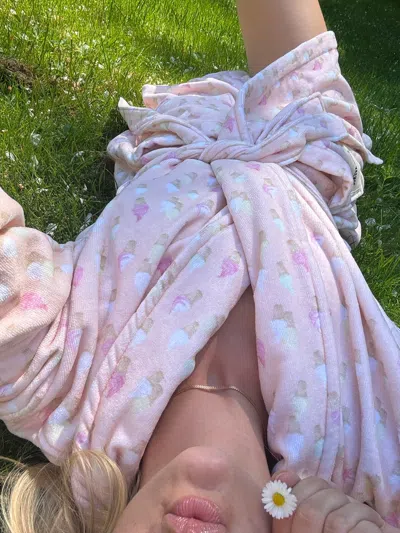 Djerf Avenue Robe Summer Treat In Black