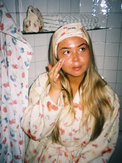 Djerf Avenue Terry Headband In Pink