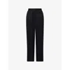 Djerf Avenue Womens  On The Go Wide-leg Woven Trousers In Black