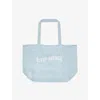 Djerf Avenue Womens  X Selfridges Tote Bag Light Blu In Blue