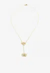 Djihan Ladybug Diamond Necklace In 18-karat Yellow Gold In Gold