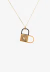Djihan Unlock My Heart Diamond Necklace In 18-karat Rose Gold In Rose Gold