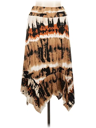 Pre-owned Djt Casual Skirt In Brown