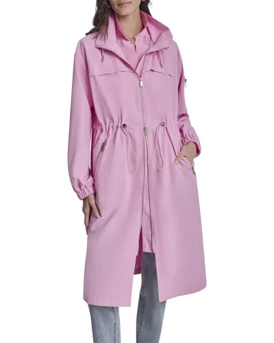 Dkny 1989 Logo Walker Anorak In Purple