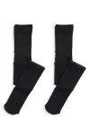 Dkny 2-pack Opaque Tights In Black