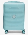 Dkny 20" Central Point Carry On Spinner In Seafoam