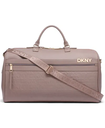 Dkny 21" Clean Cut Duffel In Ash