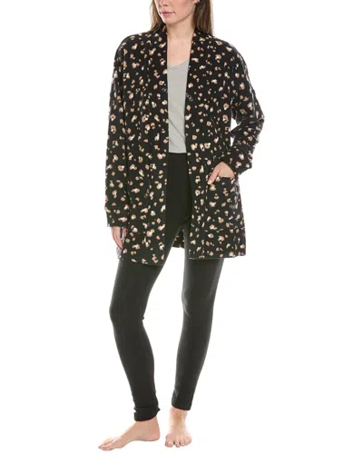 Dkny 2pc Cardigan & Legging Lounge Set In Black