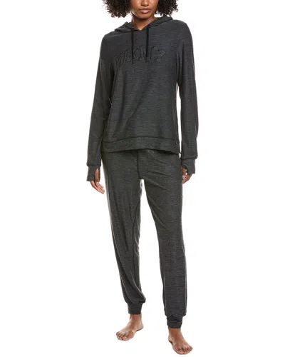 Dkny 2pc Hoodie & Jogger Set In Black