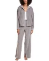 Dkny 2pc Hoodie & Pant Lounge Set In Gray