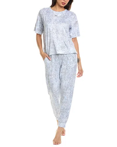 Dkny 2pc Top & Jogger Sleep Set In Multi