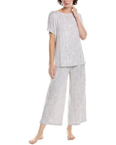 Dkny 2pc Top & Pant Set In White