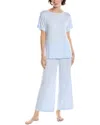 Dkny 2pc Top & Pant Set In Blue