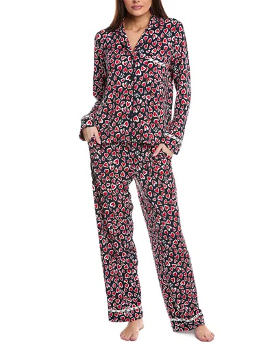Dkny 2pc Top & Pant Sleep Set In Blue