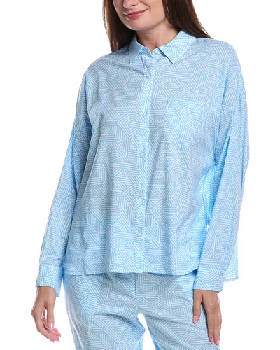 Dkny 2pc Top & Pant Sleep Set In Blue