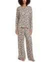 Dkny 2pc Top & Pant Sleep Set In Multi