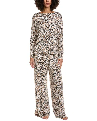 Dkny 2pc Top & Pant Sleep Set In Multi