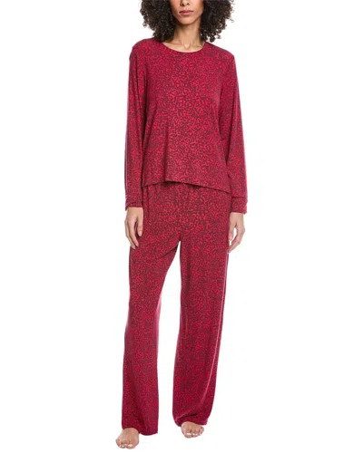 Dkny 2pc Top & Pant Sleep Set In Pink